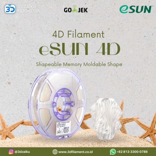 eSUN 4D Filament 3D Printer Shapeable Memory Moldable Shape